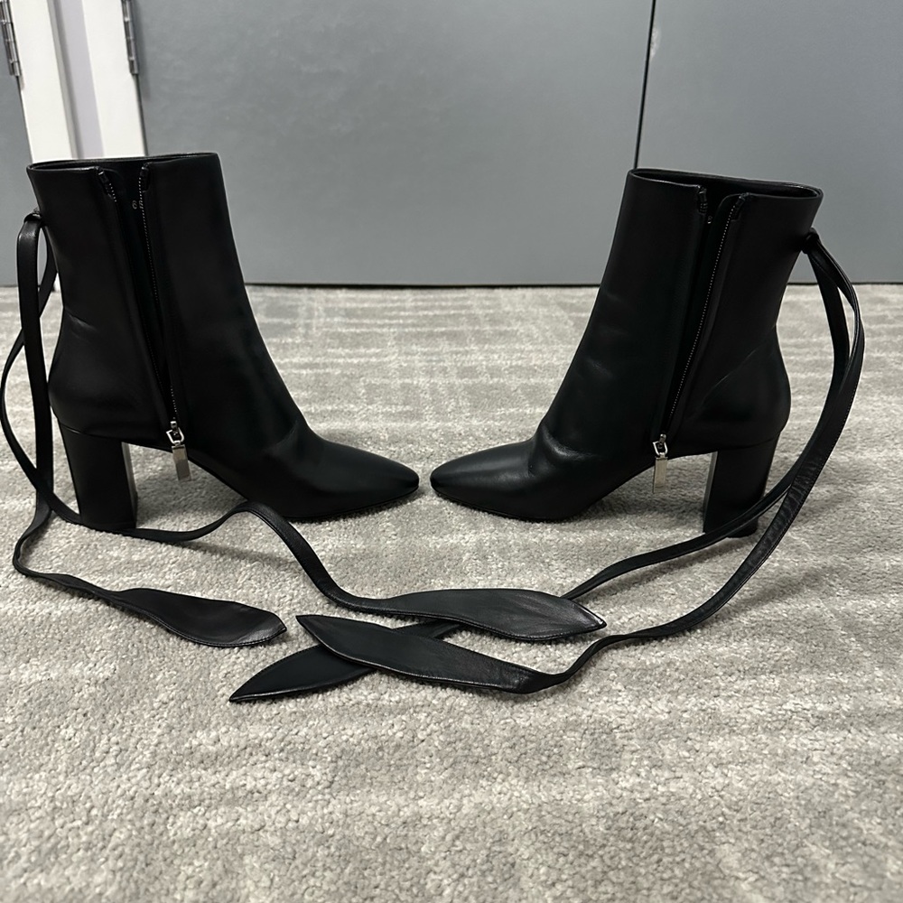 Saint Laurent black leather books
